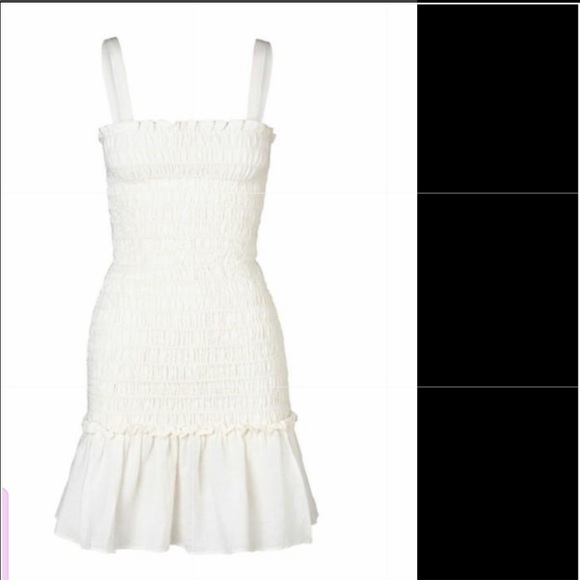 💥CLEARANCE!!💥 NWT Samba Shirred Strappy mini blanc - Picture 7 of 11